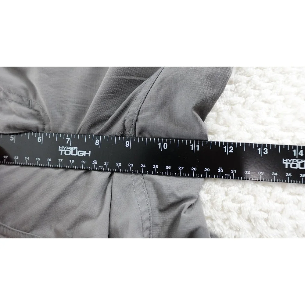 The North Face Mens Gray Convertible Hiking Pants Zip Off Cargo Trousers Size 12